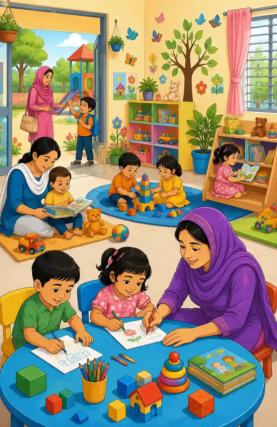 Supporting Working Mothers Through Safe & Affordable Childcare
